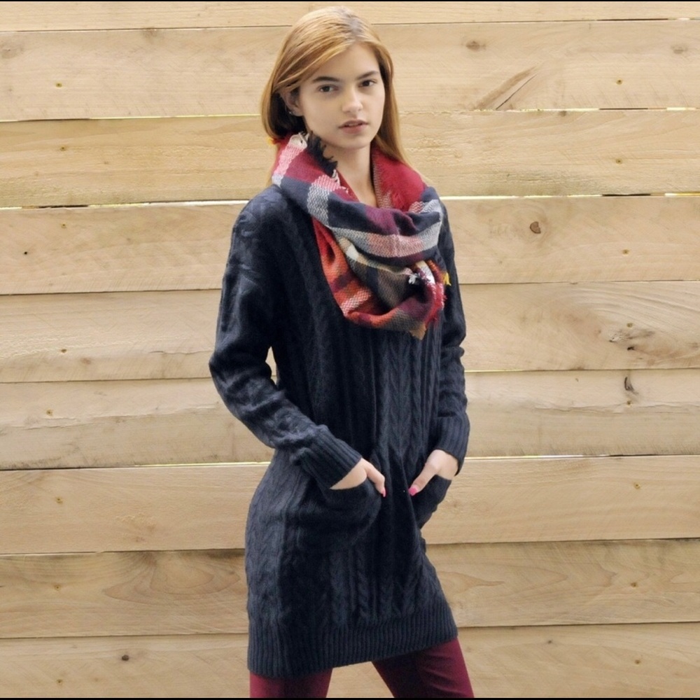 Cable Knit Tunic Sweater - Super Soft!!!